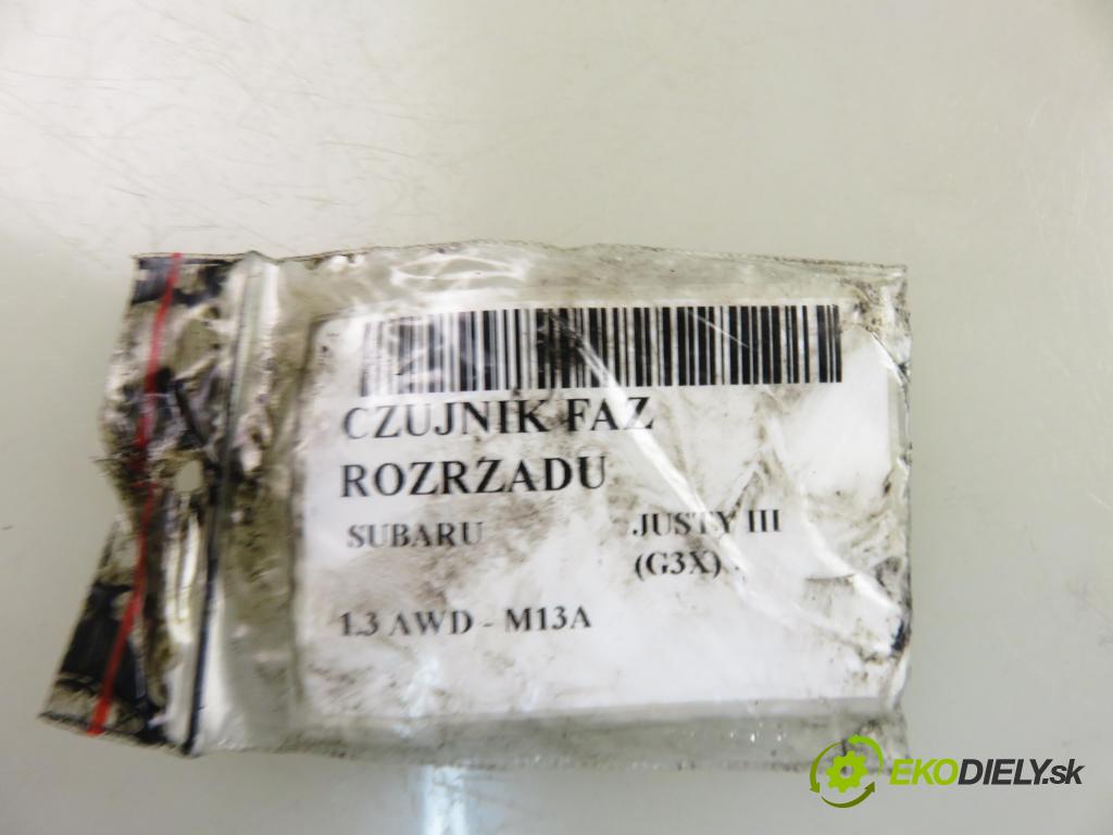 SUBARU JUSTY III (G3X) HB 2003 69,00 1.3 AWD 94 - M13A 1328,00 Snímač časovania Vačkový hriadeľ: