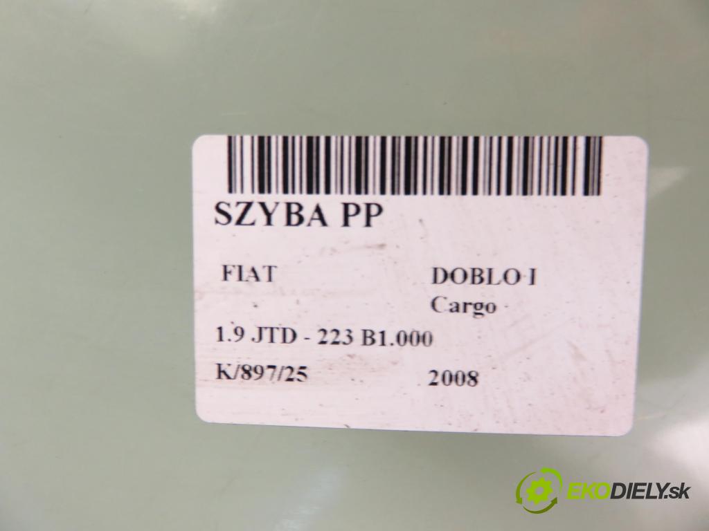FIAT DOBLO Cargo (223_) FURGON 2008 77,00 1.9 JTD 105 - 223 B1.000 1910,00 Okno PP
