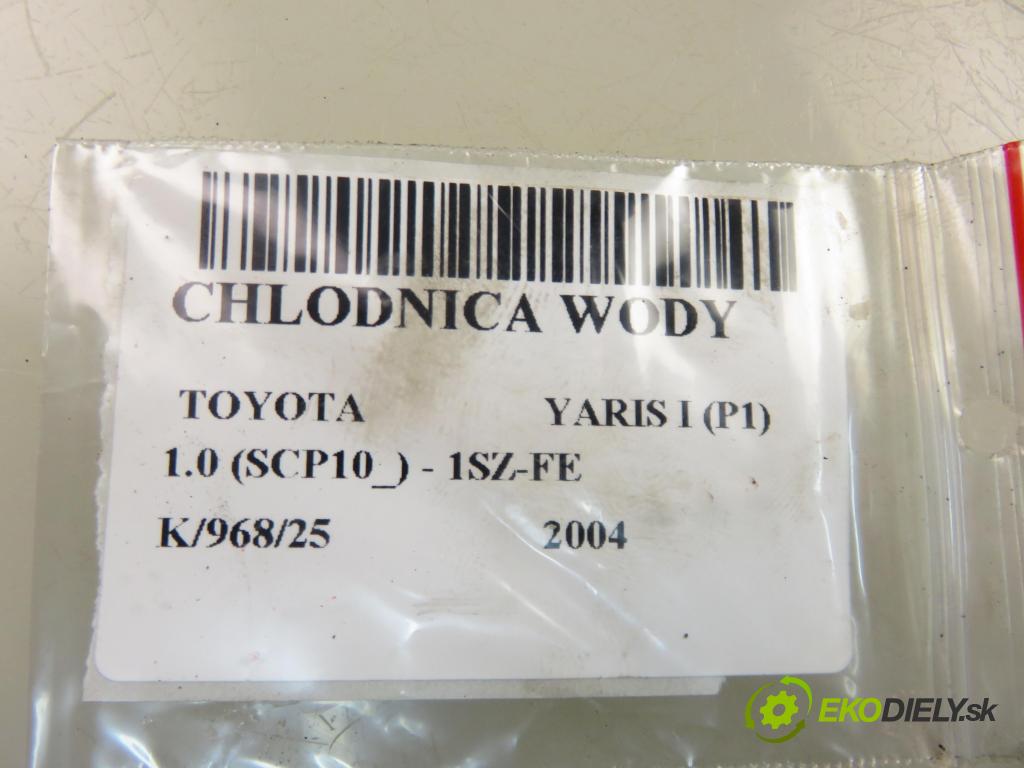 TOYOTA YARIS (_P1_) HB 2004 50,00 1.0 VVT- i 68 - 1SZ-FE 998,00 chladič vody 64789A