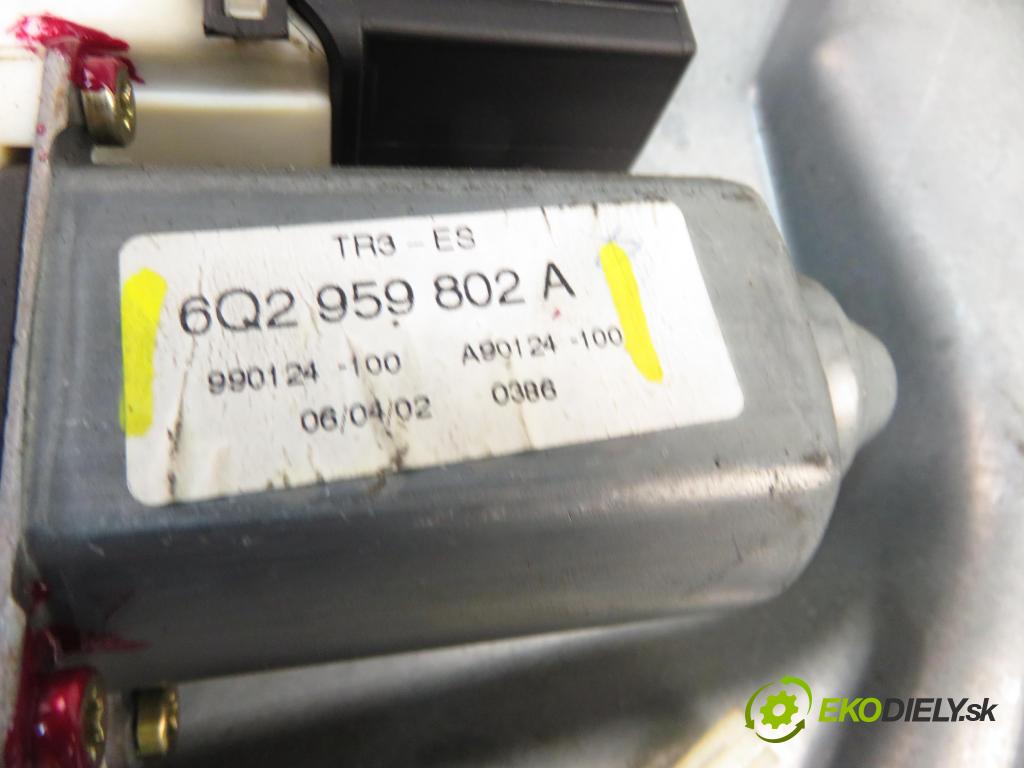 SEAT IBIZA III (6L1) HB 2003 55,00 1.4 16V - BBY 1390,00 Mechanizmus okien 6L4837755G ; 6L4837751Q ; 6Q2959802A