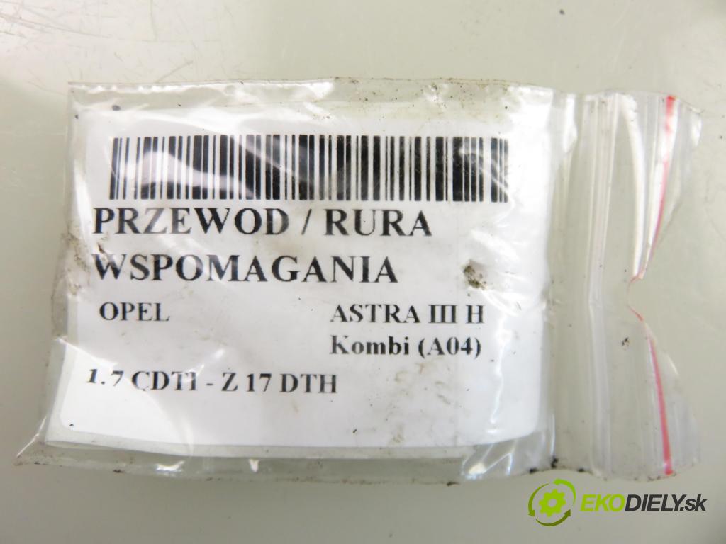 OPEL ASTRA H Kombi (A04) KOMBI 2006 74,00 1.7 CDTI - Z 17 DTH 1686,00 trubka / Rúra servočerpadlo 13122703 ; 13122700