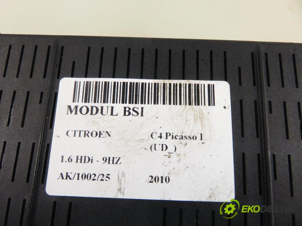 CITROEN C4 Picasso I (UD_) MINIVAN 2010 80,00 1.6 HDi 16V 109 - 9HZ 1560,00 MODUL BSI 9664058780