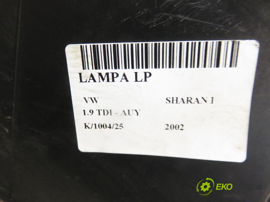 VW SHARAN (7M8, 7M9, 7M6) MINIVAN 2002 85,00 1.9 TDI PD 115 - AUY 1896,00 světlo LP 0301182201