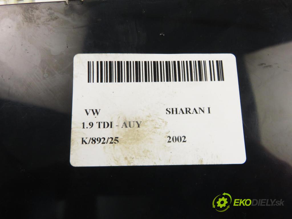 VW SHARAN (7M8, 7M9, 7M6) MINIVAN 2002 85,00 1.9 TDI PD 115 - AUY 1896,00 Panel kúrenia KLIMATRONIK 7M3907040B ; YM2119988ACW