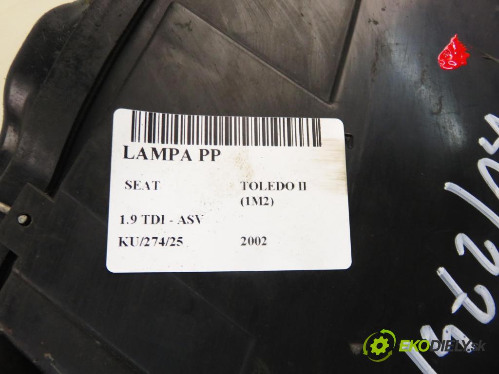 SEAT TOLEDO II (1M2) SEDAN 2002 81,00 1.9 TDI - ASV 1896,00 Svetlo PP 1M1941002B