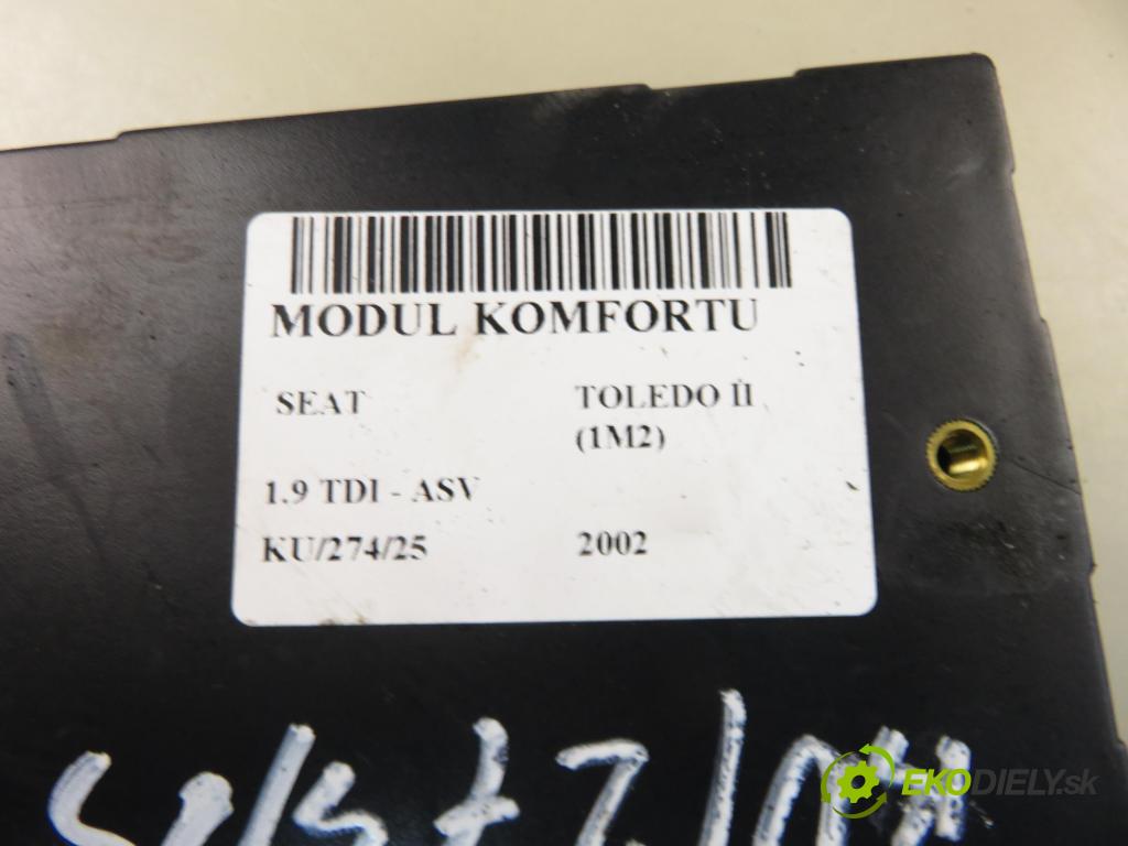 SEAT TOLEDO II (1M2) SEDAN 2002 81,00 1.9 TDI - ASV 1896,00 MODUL komfortu 1J0959799AH