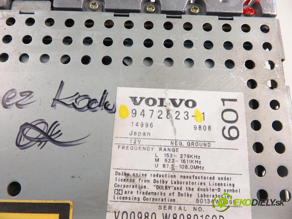 VOLVO S80 I (TS, XY) SEDAN 1999 166,00 2.0 T - B 5204 T3 1984,00 RADIO CD Modul 9472823
