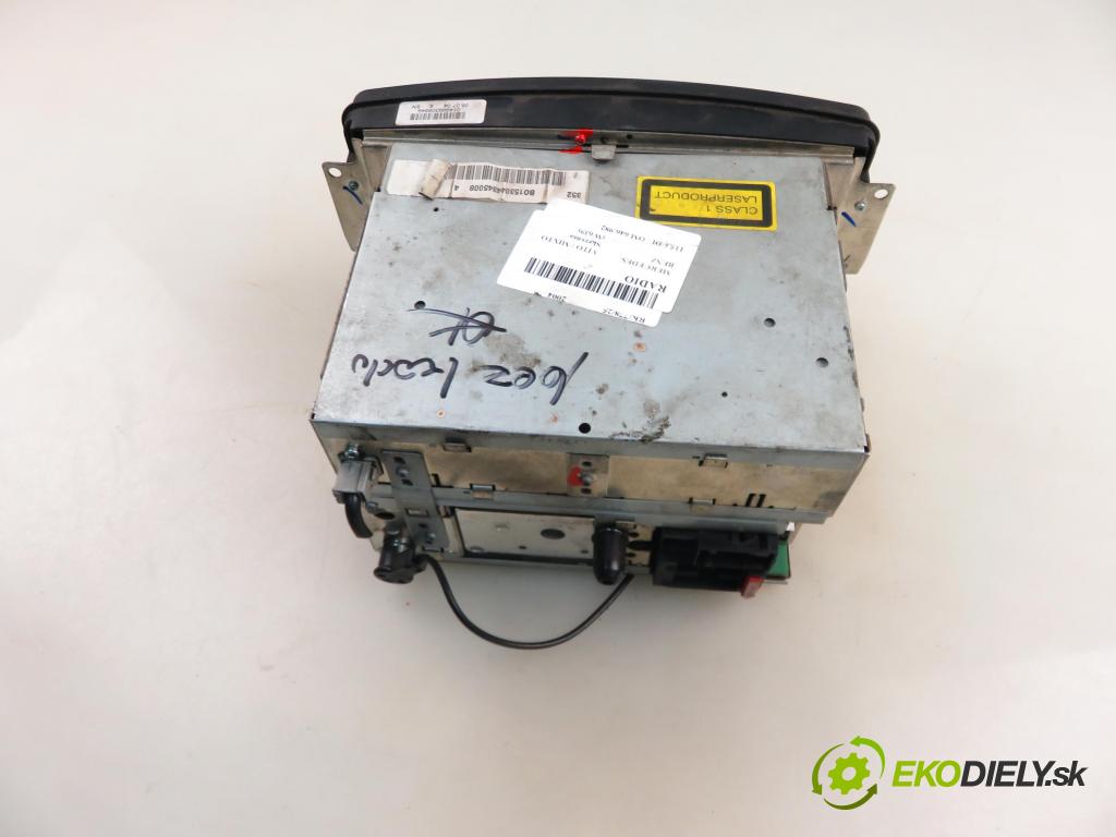 MERCEDES-BENZ VITO / MIXTO Skrzynia (W639) FURGON 2004 110,00 115 CDI 150 - OM 646.982 2148,00 RADIO CD 2038275242 ; 7612001530