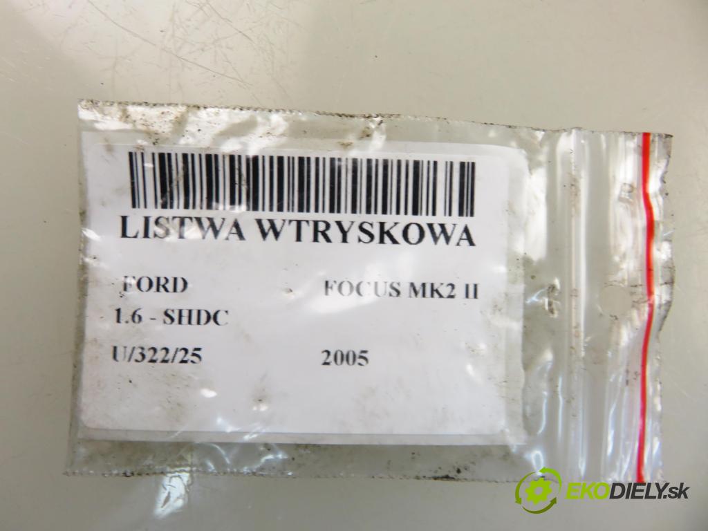 FORD FOCUS II (DA_, HCP) HB 2005 74,00 1.6 - SHDC 1596,00 Lišta vstrekovacia 98MFBB ; 9D2809H487CA (Vstrekovacia lišta)