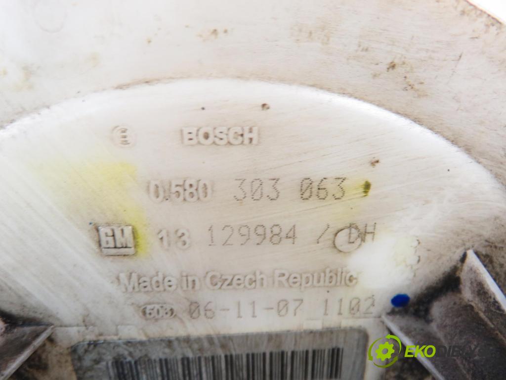 OPEL ZAFIRA B (A05) MINIVAN 2005 88,00 1.9 CDTI 8V 120 - Z 19 DT 1910,00 pumpa paliva 13129984 ; 13129984DH ; 0580303063