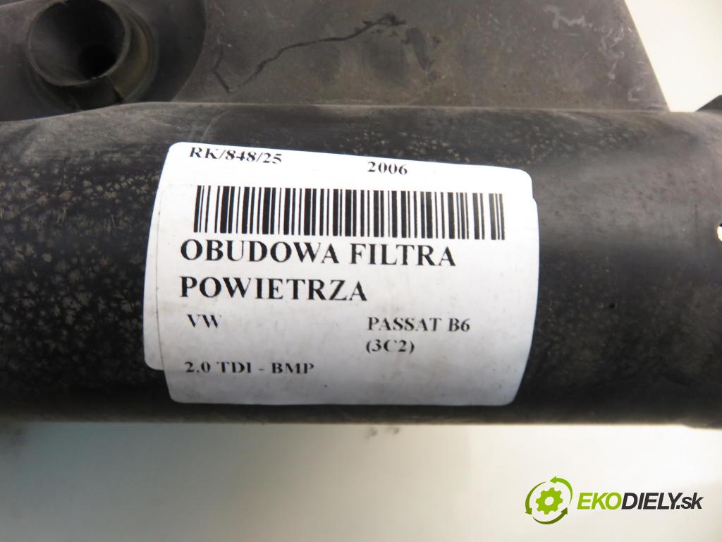 VW PASSAT B6 (3C2) SEDAN 2006 103,00 2.0 TDI - BMP 1968,00 Obal filtra vzduchu 3C0129607AB ; 3C0129601AG (Obal vzduchového filtra)