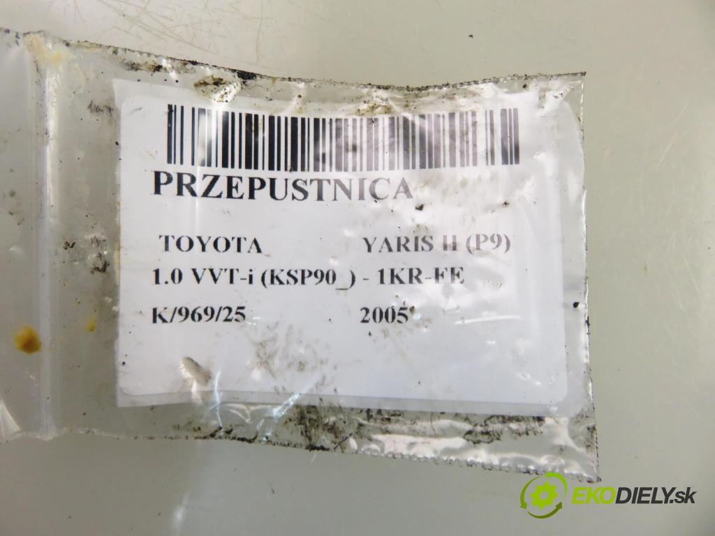 TOYOTA YARIS (_P9_) HB 2005 51,00 1.0 VVT-i (KSP90_) - 1KR-FE 998,00 Škrtiaca klapka 220300Q010 ; 0280750192 ; 220300Q010A (Škrtiaca klapka)
