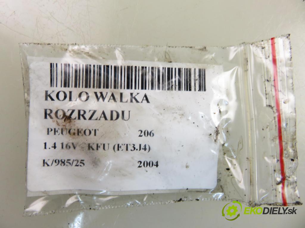 PEUGEOT 206 liftback (2A/C) HB 2004 65,00 1.4 16V - KFU (ET3J4) 1360,00 Koleso vačky Vačkový hriadeľ: 9648545580