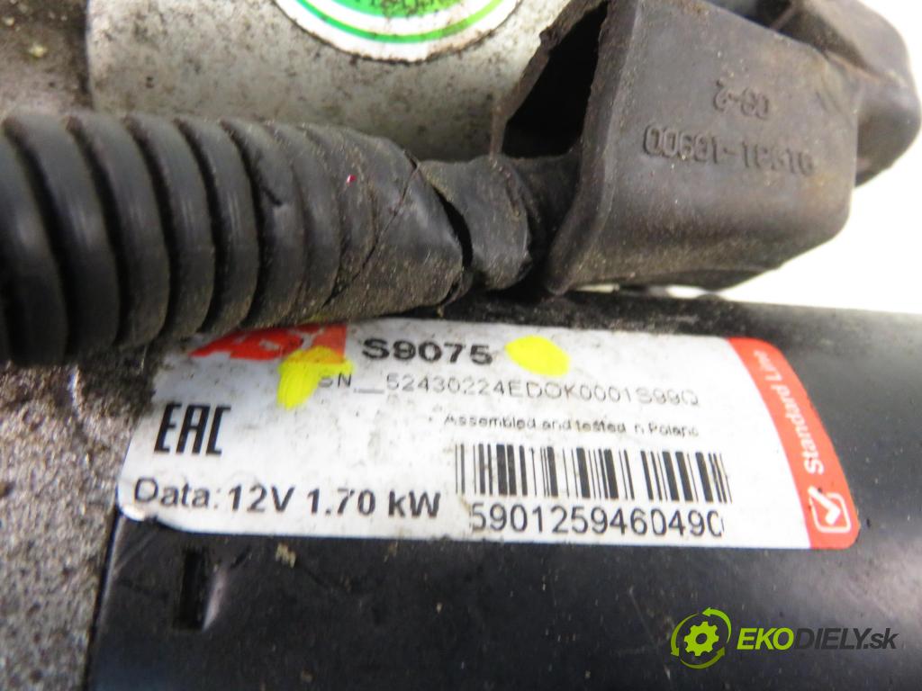 KIA RIO II (JB) SEDAN 2006 81,00 1.5 CRDi 110 - D4FA 1493,00 Štartér S9075 (Štartér)