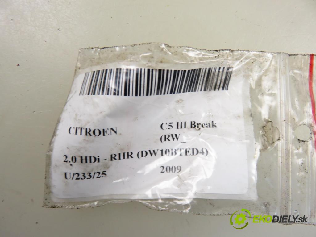 CITROEN C5 III Break (RW_) KOMBI 2009 100,00 2.0 HDi - RHR (DW10BTED4) 1997,00 vstrekovač EJBR06001D (Vstrekovač paliva)