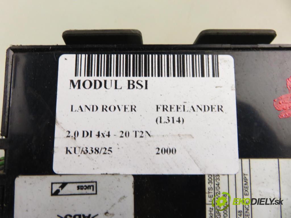 LAND ROVER FREELANDER (L314) SUV 2000 72,00 2.0 DI 4x4 - 20 T2N 1994,00 MODUL BSI 502010565A ; YWC106390