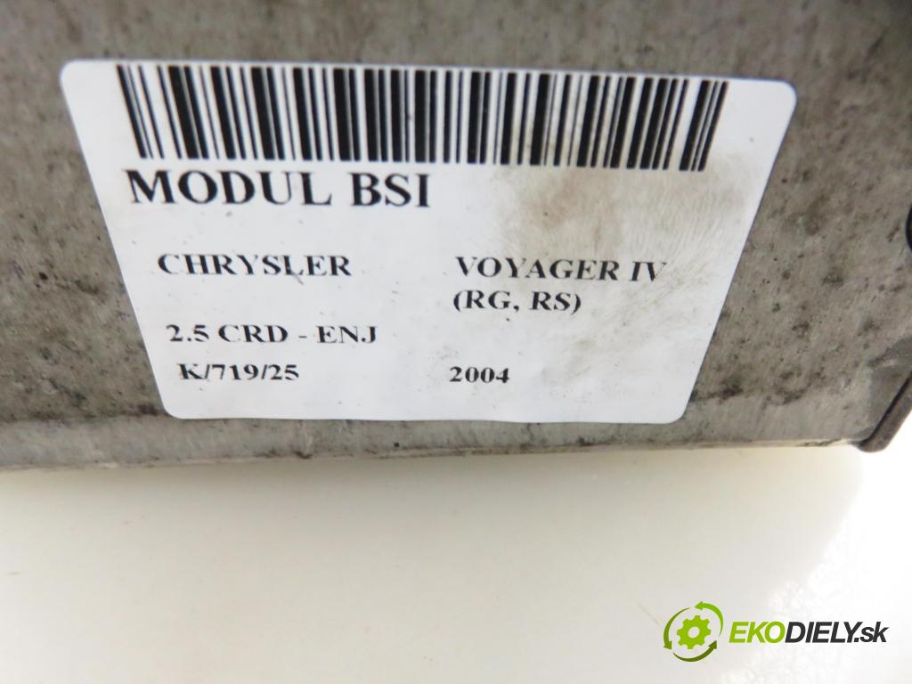 CHRYSLER VOYAGER IV (RG, RS) MINIVAN 2004 105,00 2.5 CRD 143 - ENJ 2499,00 MODUL BSI 05144580AB
