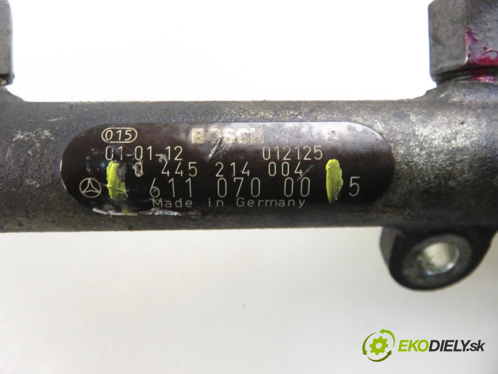 MERCEDES-BENZ VITO Autobus (638) BUS 2001 90,00 112 CDI 2.2 122  - OM 611.980 2151,00 Lišta vstrekovacia 6110780149 ; 6110700095 ; 0445214004 (Vstrekovacia lišta)