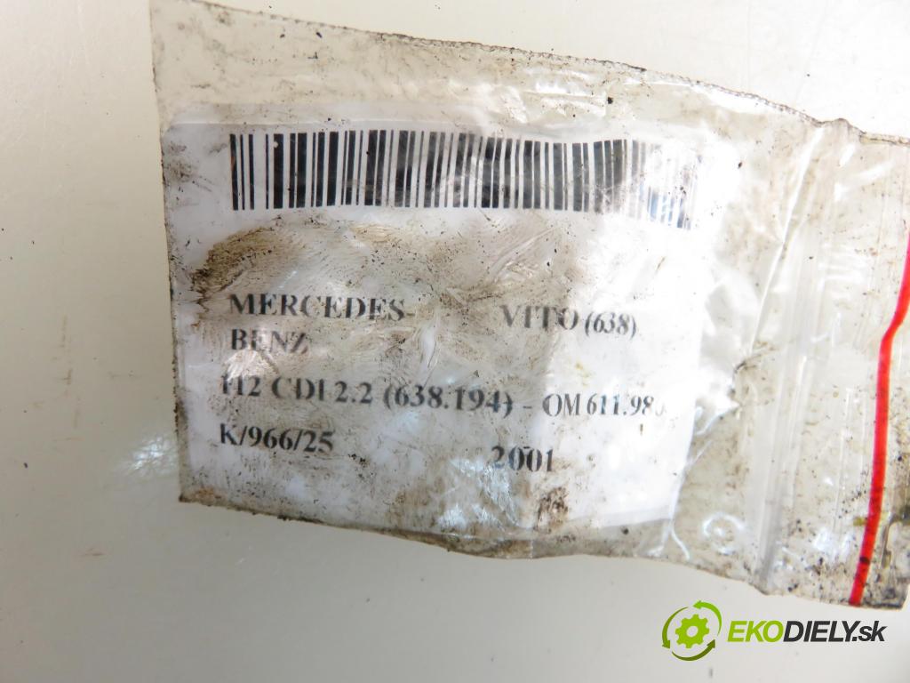 MERCEDES-BENZ VITO Autobus (638) BUS 2001 90,00 112 CDI 2.2 122  - OM 611.980 2151,00 vstrekovač 0445110035 ; 6130700187 (Vstrekovač paliva)