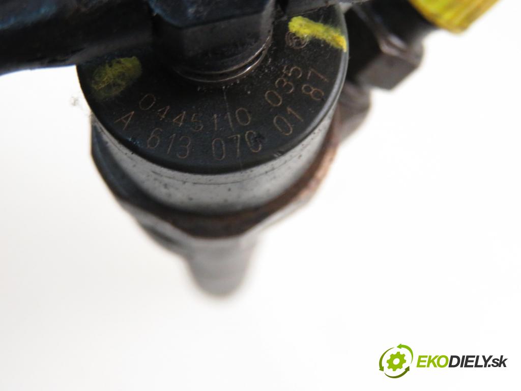 MERCEDES-BENZ VITO Autobus (638) BUS 2001 90,00 112 CDI 2.2 122  - OM 611.980 2151,00 vstrekovač 0445110035 ; 6130700187 (Vstrekovač paliva)