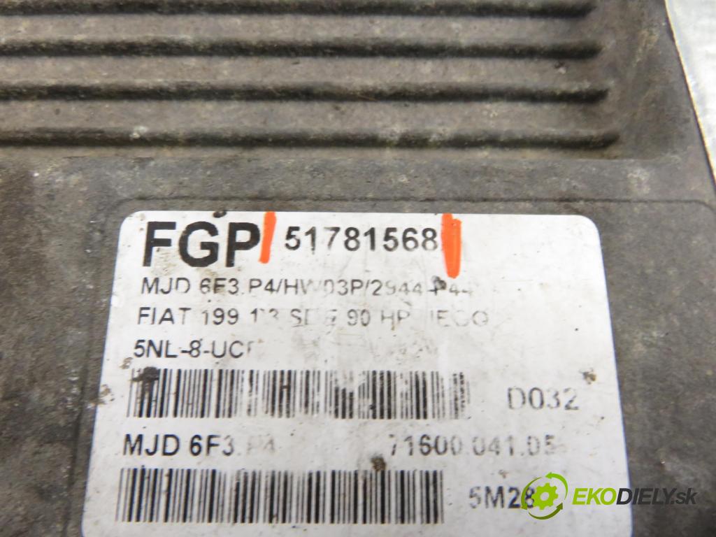 FIAT GRANDE PUNTO (199_) HB 2006 66,00 1.3 D Multijet 90 - 199 A3.000 1248,00 Riadiaca jednotka Motor 51781568