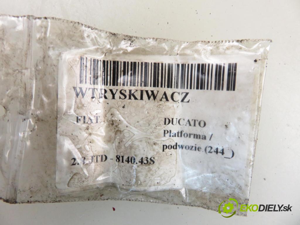 FIAT DUCATO Platforma / podwozie (244_) KABINA/PLATFORMA 2005 94,00 2.8 JTD 2798,00 vstrekovač 0445120002 (Vstrekovač paliva)