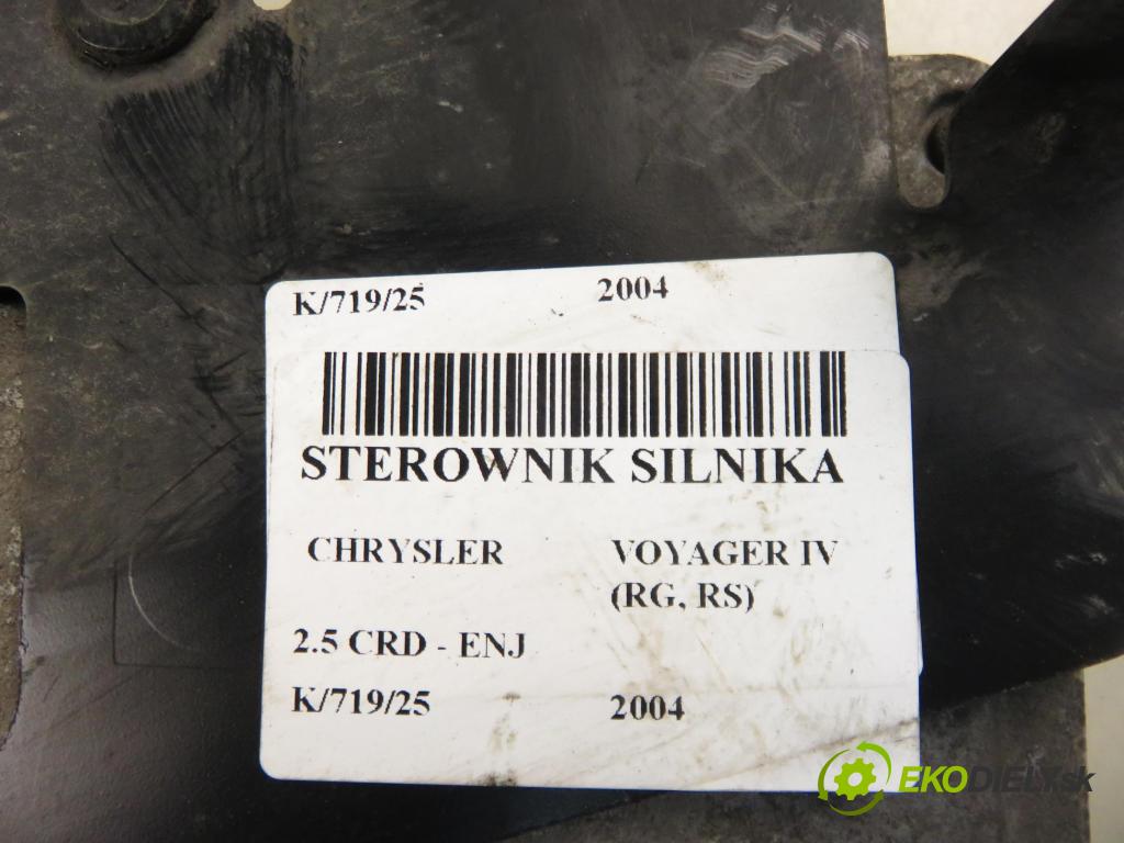 CHRYSLER VOYAGER IV (RG, RS) MINIVAN 2004 105,00 2.5 CRD 143 - ENJ 2499,00 Riadiaca jednotka Motor 0281011447