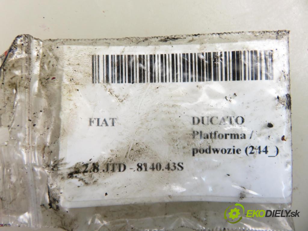 FIAT DUCATO Platforma / podwozie (244_) KABINA/PLATFORMA 2005 94,00 2.8 JTD 2798,00 vstrekovač 0445120002 (Vstrekovač paliva)