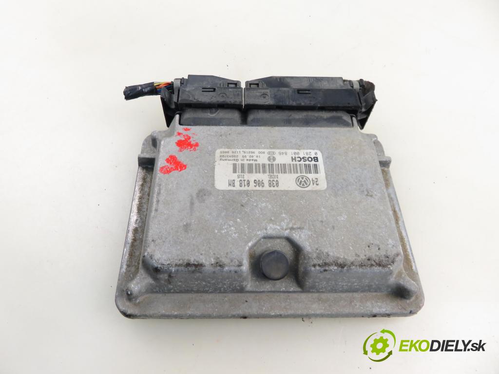 VW BORA (1J2) SEDAN 2000 81,00 1.9 TDI 110 - ASV 1896,00 Riadiaca jednotka Motor 038906018BM