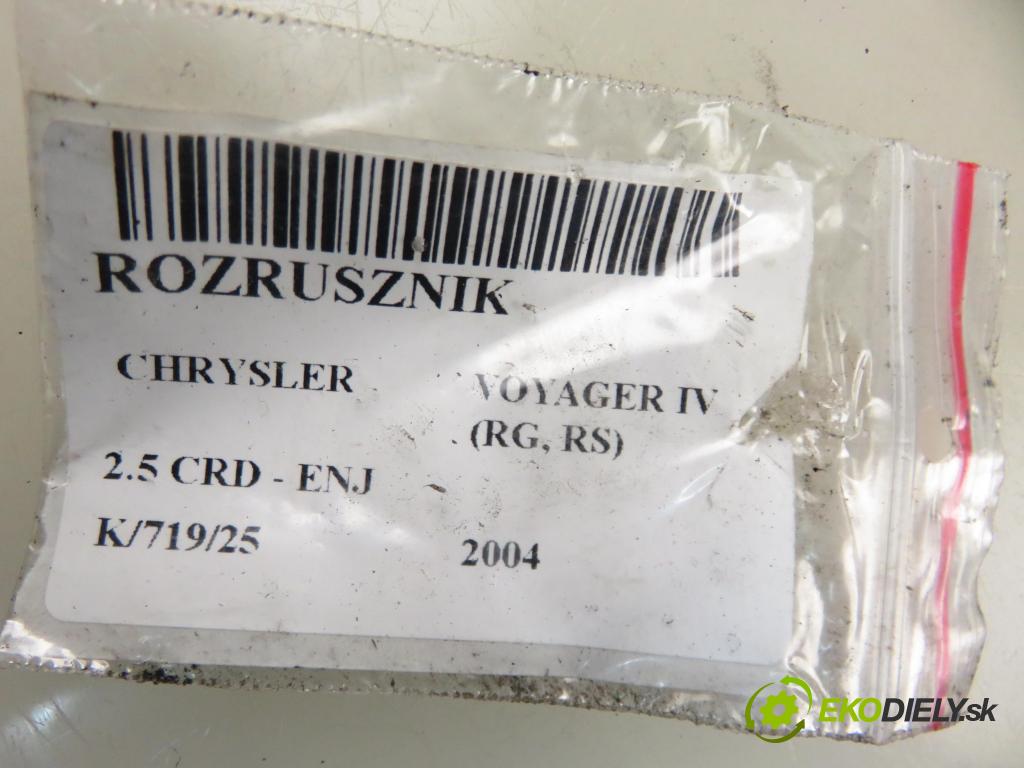 CHRYSLER VOYAGER IV (RG, RS) MINIVAN 2004 105,00 2.5 CRD 143 - ENJ 2499,00 startér M002T88471 ; 04727313AA (Startér)