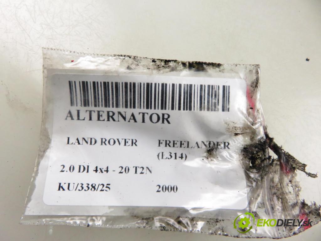 LAND ROVER FREELANDER (L314) SUV 2000 72,00 2.0 DI 4x4 - 20 T2N 1994,00 Alternátor YLE102080 ; 1002132630 (Alternátor)