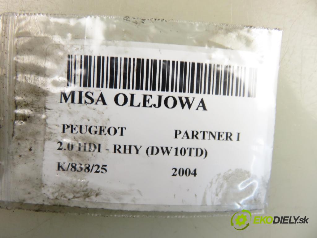 PEUGEOT PARTNER Combispace (5F) KOMBIVAN 2004 66,00 2.0 HDI - RHY (DW10TD) 1997,00 Vaňa olejová 9641726880 (Olejová vaňa)