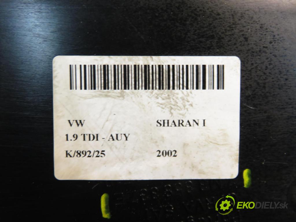 VW SHARAN (7M8, 7M9, 7M6) MINIVAN 2002 85,00 1.9 TDI PD 115 - AUY 1896,00 Priehradka, kastlík 7M3858337E