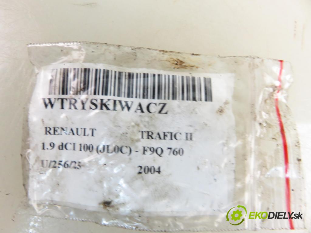 RENAULT TRAFIC II Autobus (JL) BUS 2004 74,00 1.9 dCI 100 (JL0C) - F9Q 760 1870,00 vstrekovač 8200238528 ; 0445110146 (Vstrekovač paliva)