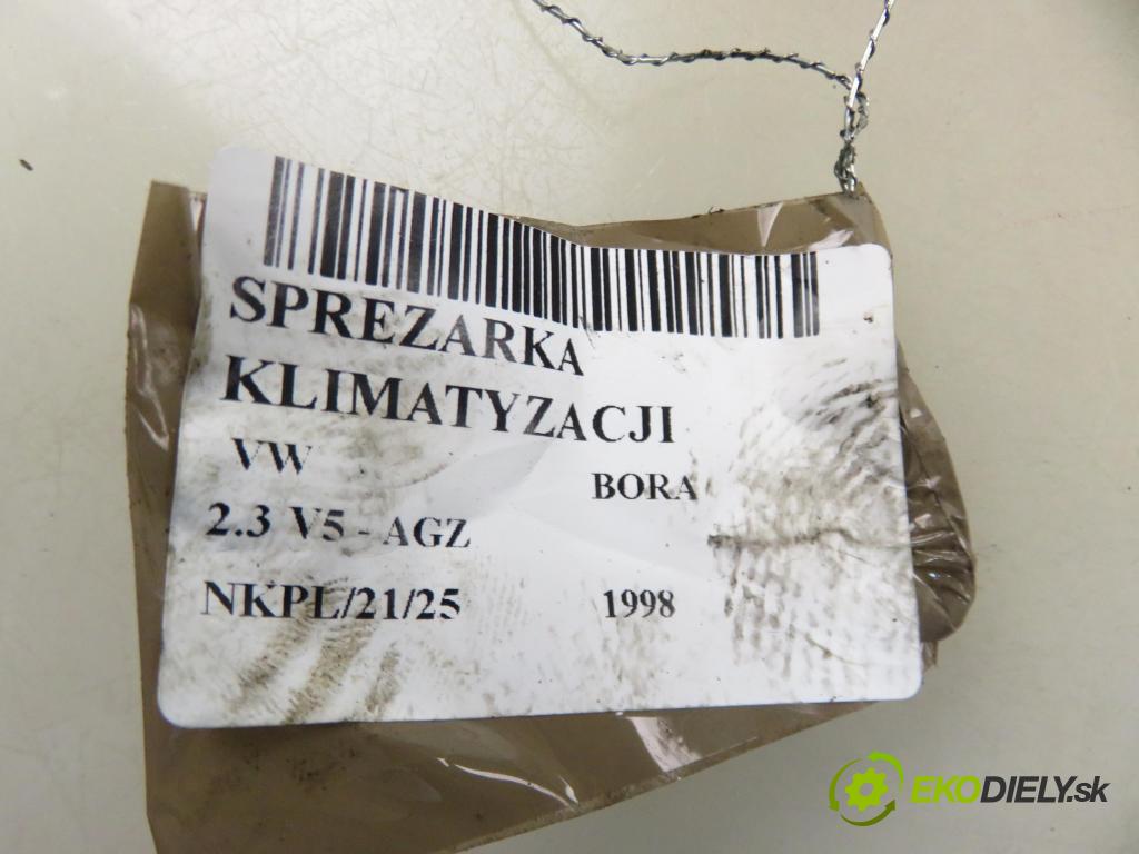 VW BORA (1J2) SEDAN 1998 110,00 2.3 V5 - AGZ 2324,00 KOMPRESOR: klimatizácie  (Kompresor klimatizácie)