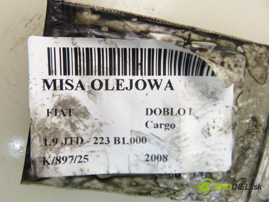 FIAT DOBLO Cargo (223_) FURGON 2008 77,00 1.9 JTD 105 - 223 B1.000 1910,00 Vaňa olejová  (Olejová vaňa)