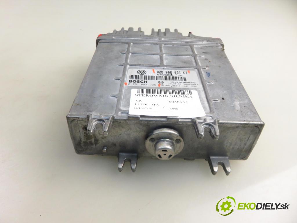 VW SHARAN (7M8, 7M9, 7M6) MINIVAN 1998 81,00 1.9 TDI 110 - AFN 1896,00 Riadiaca jednotka Motor 028906021GT ; 0281001735