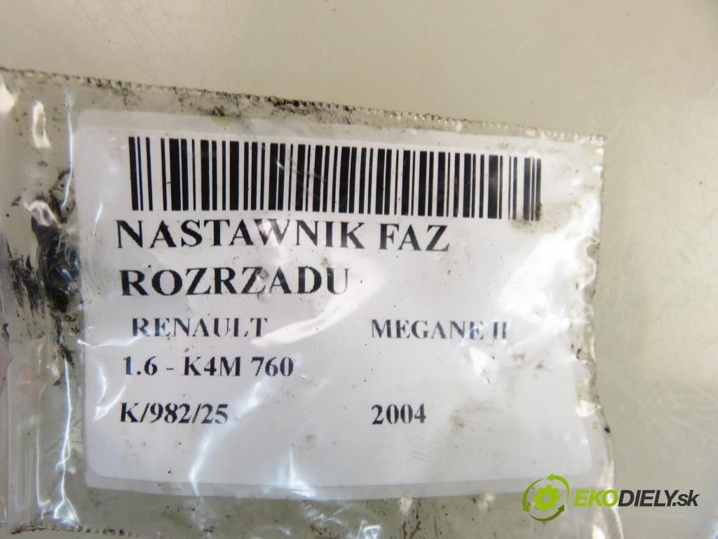 RENAULT MEGANE II sedan (LM0/1_) SEDAN 2004 0,00 1.6 - K4M 760 1598,00 Snímač časovania Vačkový hriadeľ: 178951