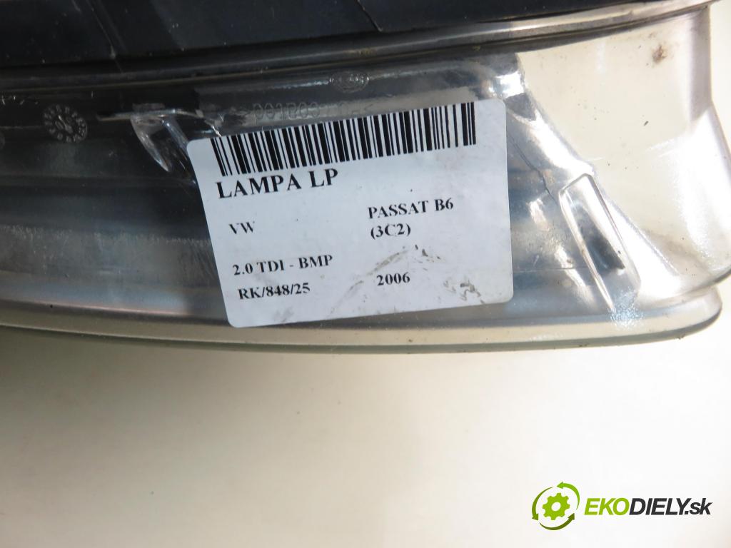 VW PASSAT B6 (3C2) SEDAN 2006 103,00 2.0 TDI - BMP 1968,00 Svetlo LP 3C0941005Q