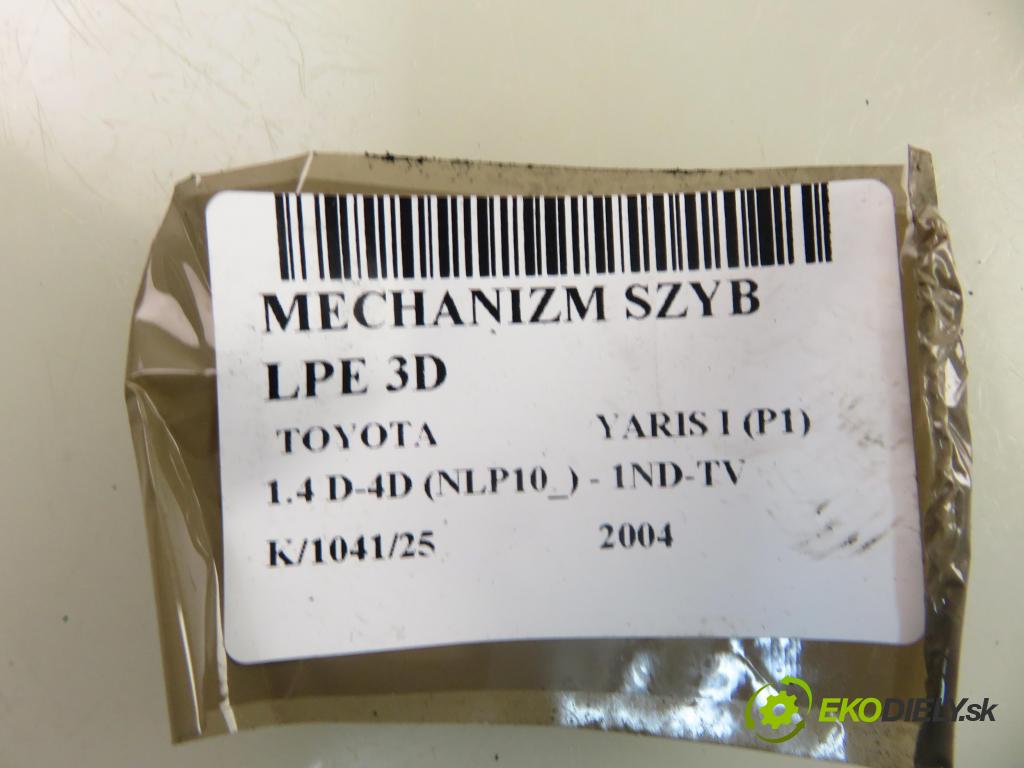 TOYOTA YARIS (_P1_) HB 2004 55,00 1.4 D-4D (NLP10_) - 1ND-TV 1364,00 mechanismus oken 3D 0130822018