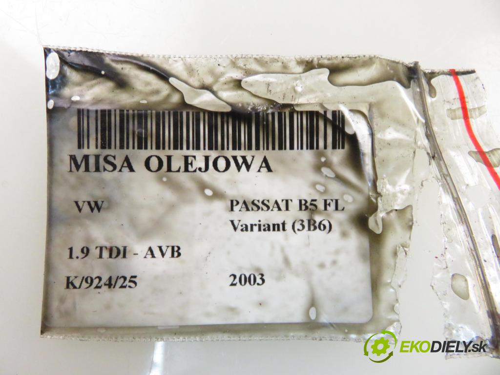 VW PASSAT B5.5 Variant (3B6) KOMBI 2003 74,00 1.9 TDI PD 101 - AVB 1896,00 Vaňa olejová  (Olejová vaňa)