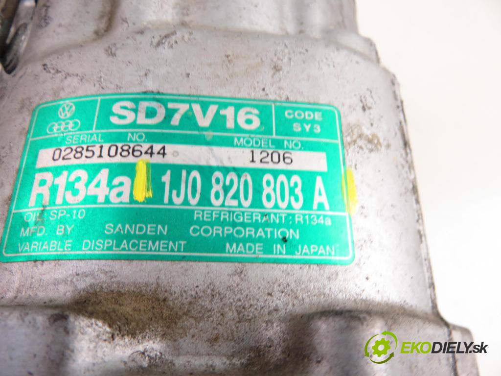 AUDI A3 (8L1) HB 1998 92,00 1.8 - AGN 1781,00 KOMPRESOR: klimatizácie 1J0820803A (Kompresor klimatizácie)