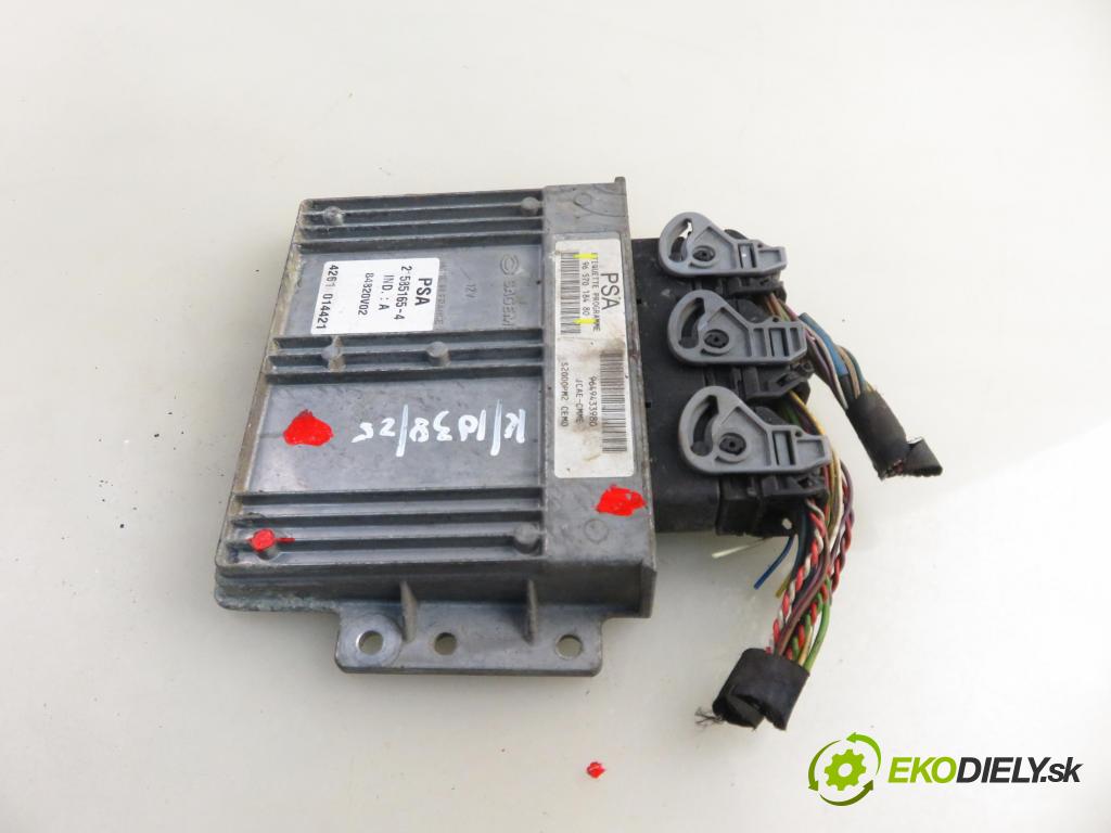 CITROEN C2 (JM_) HB 2004 50,00 1.4 - KFV (TU3JP) 1360,00 Riadiaca jednotka Motor 9657018480