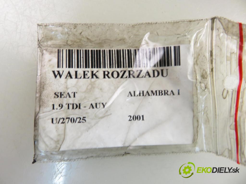 SEAT ALHAMBRA (7V8, 7V9) MINIVAN 2001 85,00 1.9 TDI PD 115 - AUY 1896,00 vačka Vačkový hriadeľ: