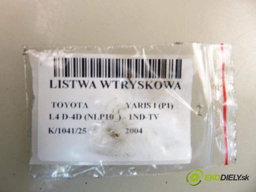 TOYOTA YARIS (_P1_) HB 2004 55,00 1.4 D-4D (NLP10_) - 1ND-TV 1364,00 Lišta vstrekovacia 232800N010 ; 238100N010 ; 0445214046 (Vstrekovacia lišta)