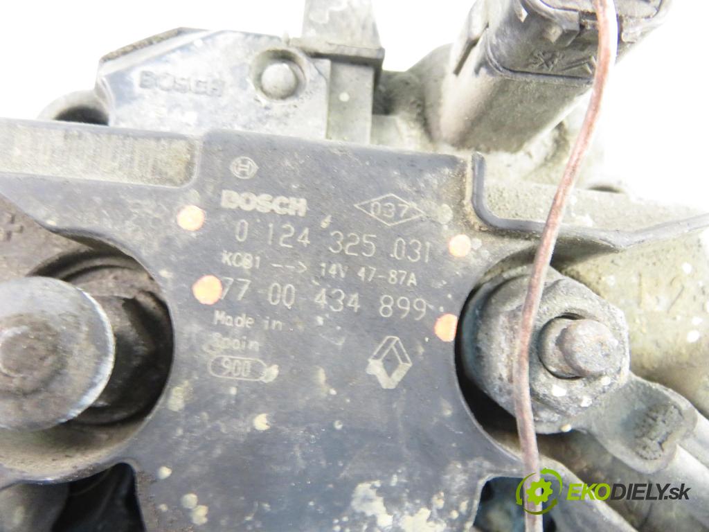 RENAULT MEGANE I Classic (LA0/1_) SEDAN 2002 79,00 1.6 16V (La04, LA11, LA0B, LA1C, LA1J) - K4M 700 1598,00 Alternátor 0124325031 ; 7700434899 (Alternátor)