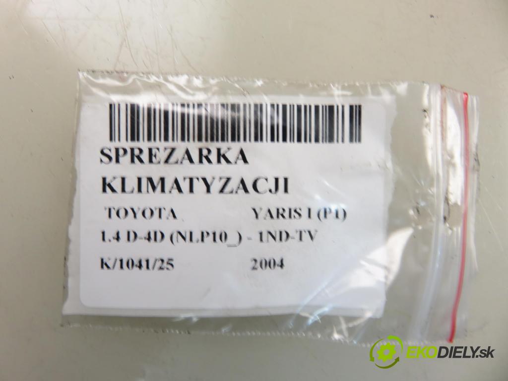 TOYOTA YARIS (_P1_) HB 2004 55,00 1.4 D-4D (NLP10_) - 1ND-TV 1364,00 KOMPRESOR: klimatizácie 4472607360 (Kompresor klimatizácie)