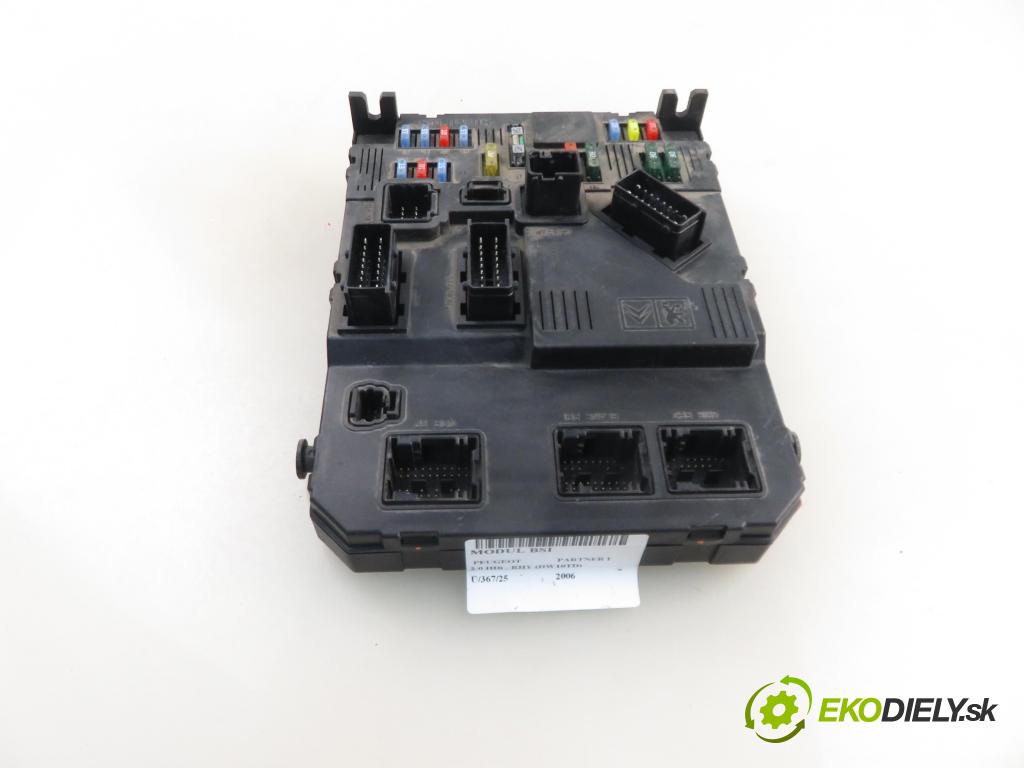 PEUGEOT PARTNER Skrzynia (5_, G_) FURGON 2006 66,00 2.0 HDi - RHY (DW10TD) 1997,00 MODUL BSI S118085320E ; 9653667580