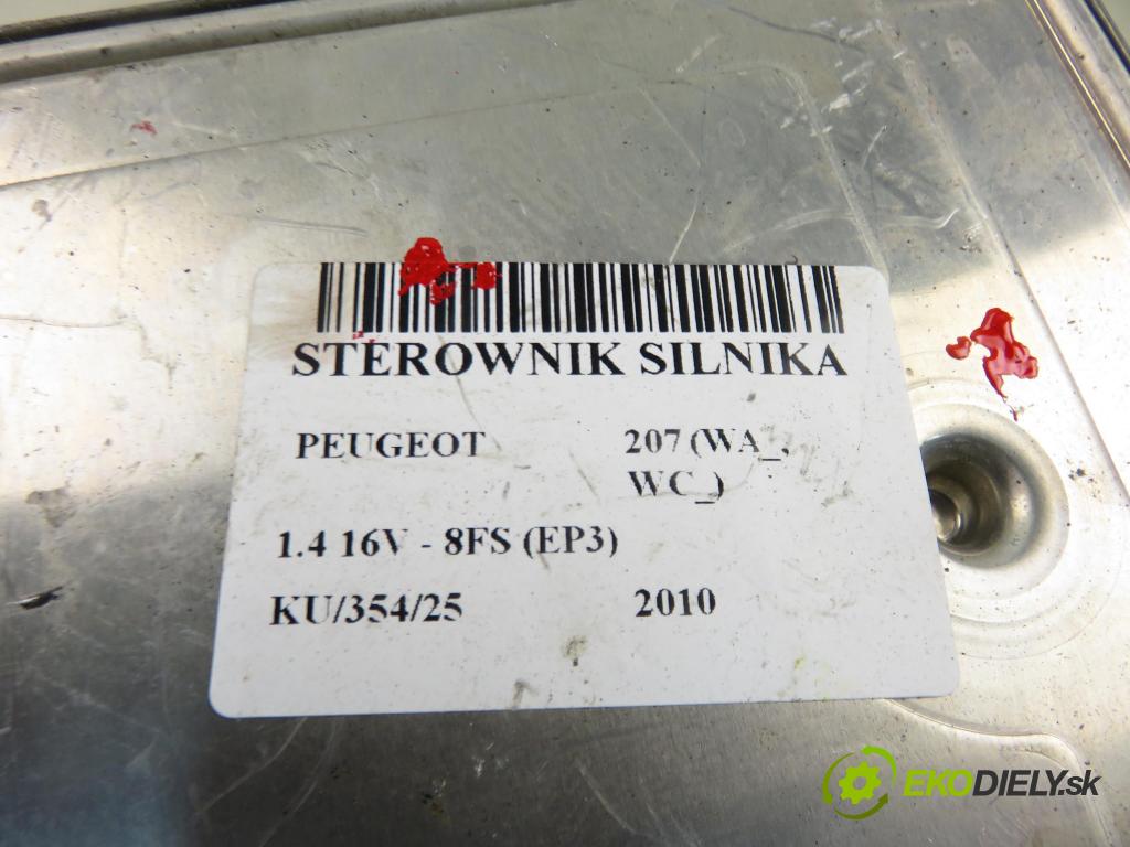 PEUGEOT 207 (WA_, WC_) HB 2010 70,00 1.4 16v VTI 95 - 8FS 1397,00 Riadiaca jednotka Motor 0261201863 ; 9663193780