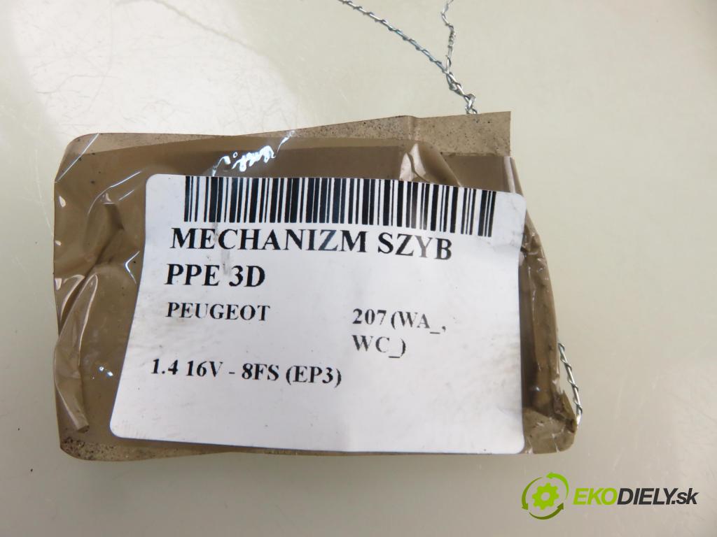 PEUGEOT 207 (WA_, WC_) HB 2010 70,00 1.4 16v VTI 95 - 8FS 1397,00 Mechanizmus okien 3D 119855AVD